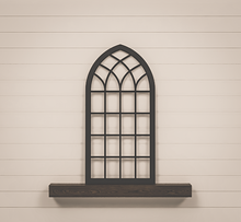 Load image into Gallery viewer, Arched Window Frame - Cathedral Window Arch - Heirloom Collection - LARGE 48x24