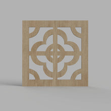 Load image into Gallery viewer, Square Wall Panel - Quatrefoil - Designer Collection - 15x15