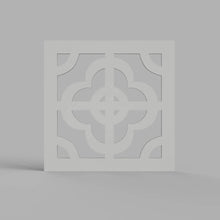 Load image into Gallery viewer, Square Wall Panel - Quatrefoil - Designer Collection - 15x15