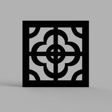 Load image into Gallery viewer, Square Wall Panel - Quatrefoil - Designer Collection - 15x15