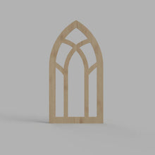 Load image into Gallery viewer, Arched Window Frame - Cathedral Window Arch - 36x19