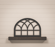 Arched Window Frame - Church Window Arch - 24x35