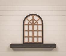 Load image into Gallery viewer, Arched Window Frame - Church Window Arch - Heirloom Collection - 32x22
