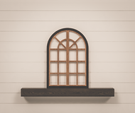 Arched Window Frame - Church Window Arch - Heirloom Collection - 32x22