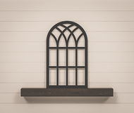 Arched Window Frame - Church Window Arch - 36x22