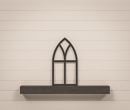 Arched Window Frame - Cathedral Window Arch - Small 26x14