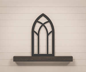 Arched Window Frame - Cathedral Window Arch - 36x19