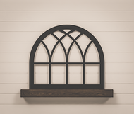 Arched Window Frame - Church Window Arch - LARGE 34x40