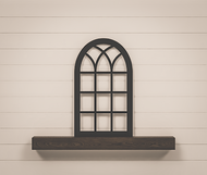 Arched Window Frame - Church Window Arch - 34x20