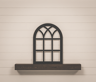 Arched Window Frame - Church Window Arch - 30x22