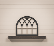 Arched Window Frame - Church Window Arch -  26x30