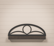 Arched Window Frame - Half Arch Window - Heirloom Collection - 16x50