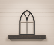 Arched Window Frame - Cathedral Window Arch - 34x20