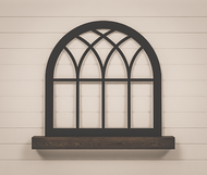 Arched Window Frame - Church Window Arch - LARGE 40x40