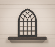 Arched Window Frame - Cathedral Window Arch -  Heirloom Collection - 36x24