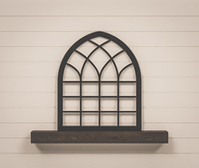 Load image into Gallery viewer, Arched Window Frame - Cathedral Window Arch - Heirloom Collection - 36x30
