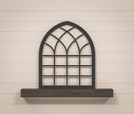 Arched Window Frame - Cathedral Window Arch - Heirloom Collection - 36x30