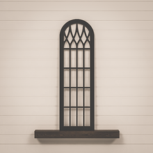 Load image into Gallery viewer, Arched Window Frame - Church Window Arch - Heirloom Collection - LARGE 64x20
