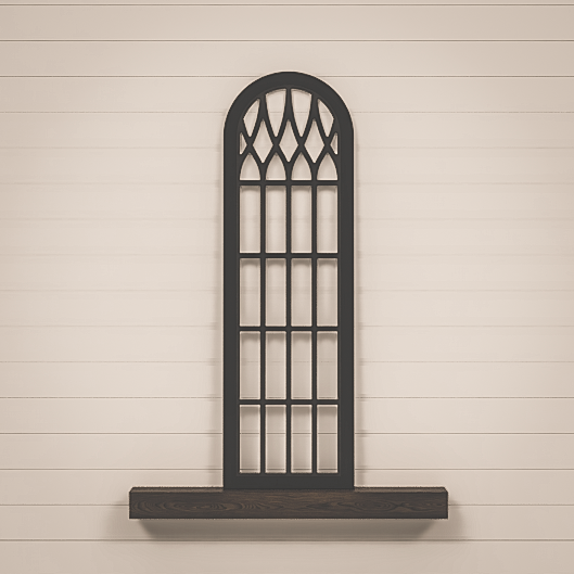 Arched Window Frame - Church Window Arch - Heirloom Collection - LARGE 64x20