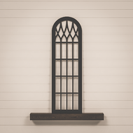 Arched Window Frame - Church Window Arch - Heirloom Collection - LARGE 64x20