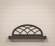 Arched Window Frame - Half Arch Window - 15x40