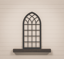 Load image into Gallery viewer, Arched Window Frame - Cathedral Window Arch - Heirloom Collection - LARGE 48x24
