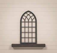 Arched Window Frame - Cathedral Window Arch - Heirloom Collection - LARGE 48x24