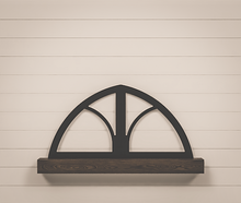 Load image into Gallery viewer, Arched Window Frame - Half Arch - Heirloom Collection - 43 x 22
