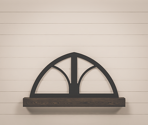 Arched Window Frame - Half Arch - Heirloom Collection - 43 x 22