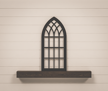 Load image into Gallery viewer, Arched Window Frame - Cathedral Window Arch - Heirloom Collection - 36x17
