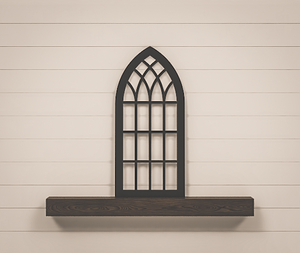 Arched Window Frame - Cathedral Window Arch - Heirloom Collection - 36x17