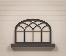 Load image into Gallery viewer, Arched Window Frame - Church Window Arch - Heirloom Collection - 27x40

