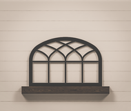 Arched Window Frame - Church Window Arch - Heirloom Collection - 27x40