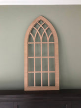 Load image into Gallery viewer, Arched Window Frame - Cathedral Window Arch - Heirloom Collection - 36x17
