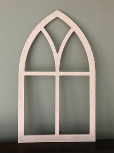 Arched Window Frame - Cathedral Window Arch - 34x20