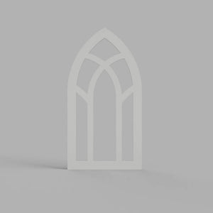 Arched Window Frame - Cathedral Window Arch - 36x19