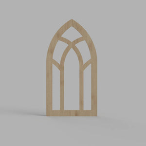 Arched Window Frame - Cathedral Window Arch - 36x19