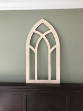 Load image into Gallery viewer, Arched Window Frame - Cathedral Window Arch - 36x19
