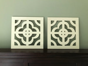 Square Wall Panel - Quatrefoil - Designer Collection - 15x15