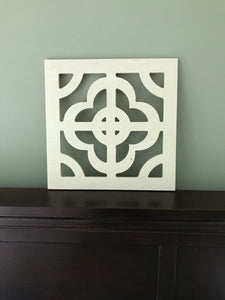 Square Wall Panel - Quatrefoil - Designer Collection - 15x15