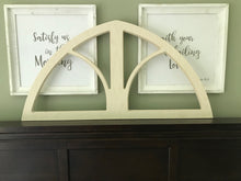 Load image into Gallery viewer, Arched Window Frame - Half Arch - Heirloom Collection - 43 x 22
