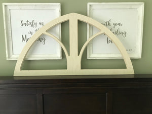 Arched Window Frame - Half Arch - Heirloom Collection - 43 x 22