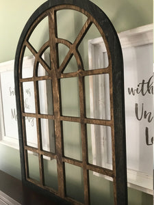 Arched Window Frame - Church Window Arch - Heirloom Collection - 32x22