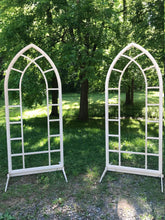 Load image into Gallery viewer, Arched Window Frame - Cathedral Window Arch - Wedding Collection - 7ft x 3ft
