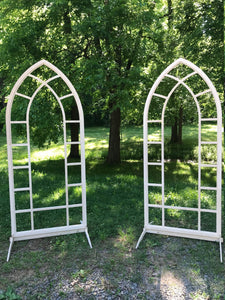 Arched Window Frame - Cathedral Window Arch - Wedding Collection - 7ft x 3ft