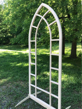 Load image into Gallery viewer, Arched Window Frame - Cathedral Window Arch - Wedding Collection - 7ft x 3ft
