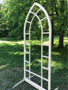 Arched Window Frame - Cathedral Window Arch - Wedding Collection - 7ft x 3ft