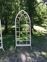 Load image into Gallery viewer, Arched Window Frame - Cathedral Window Arch - Wedding Collection - 7ft x 3ft
