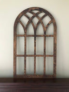 Arched Window Frame - Church Window Arch - 36x22 Provincial