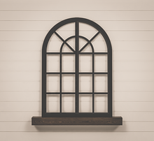 Load image into Gallery viewer, Arched Window Frame - Church Window Arch - Heirloom Collection - LARGE 54x38
